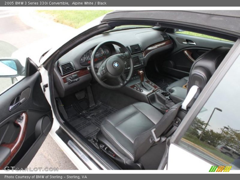 Alpine White / Black 2005 BMW 3 Series 330i Convertible