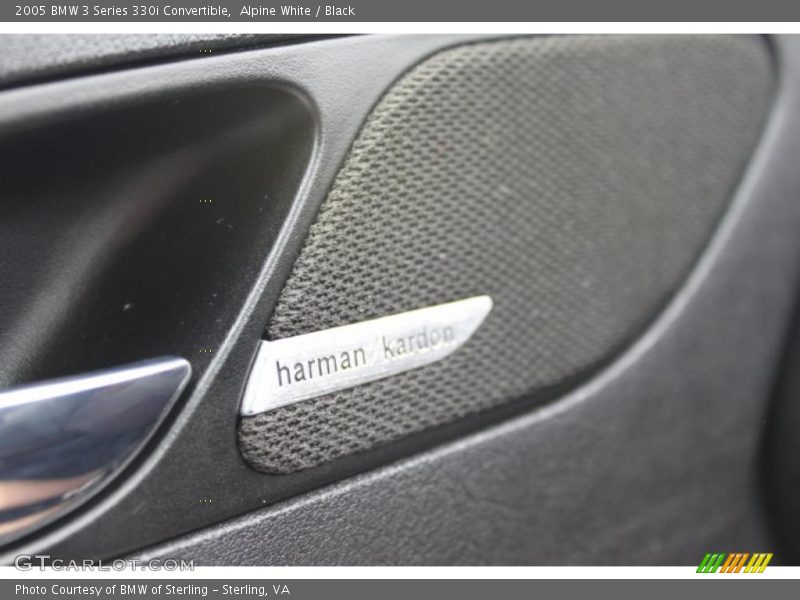Alpine White / Black 2005 BMW 3 Series 330i Convertible