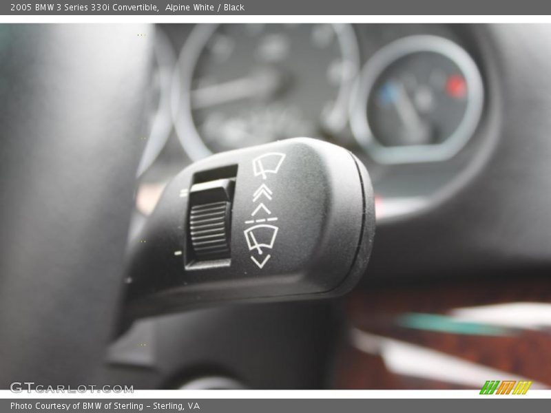 Alpine White / Black 2005 BMW 3 Series 330i Convertible