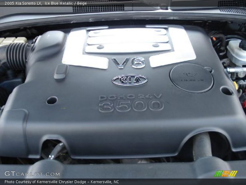 Ice Blue Metallic / Beige 2005 Kia Sorento LX