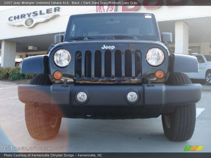 Black / Dark Slate Gray/Medium Slate Gray 2007 Jeep Wrangler Unlimited Sahara 4x4