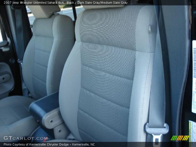 Black / Dark Slate Gray/Medium Slate Gray 2007 Jeep Wrangler Unlimited Sahara 4x4