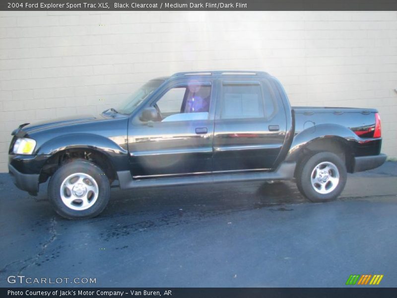 Black Clearcoat / Medium Dark Flint/Dark Flint 2004 Ford Explorer Sport Trac XLS