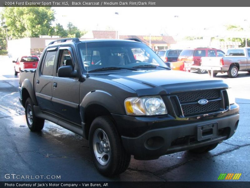 Black Clearcoat / Medium Dark Flint/Dark Flint 2004 Ford Explorer Sport Trac XLS