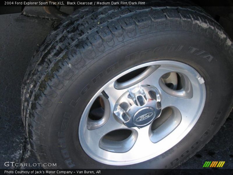 Black Clearcoat / Medium Dark Flint/Dark Flint 2004 Ford Explorer Sport Trac XLS