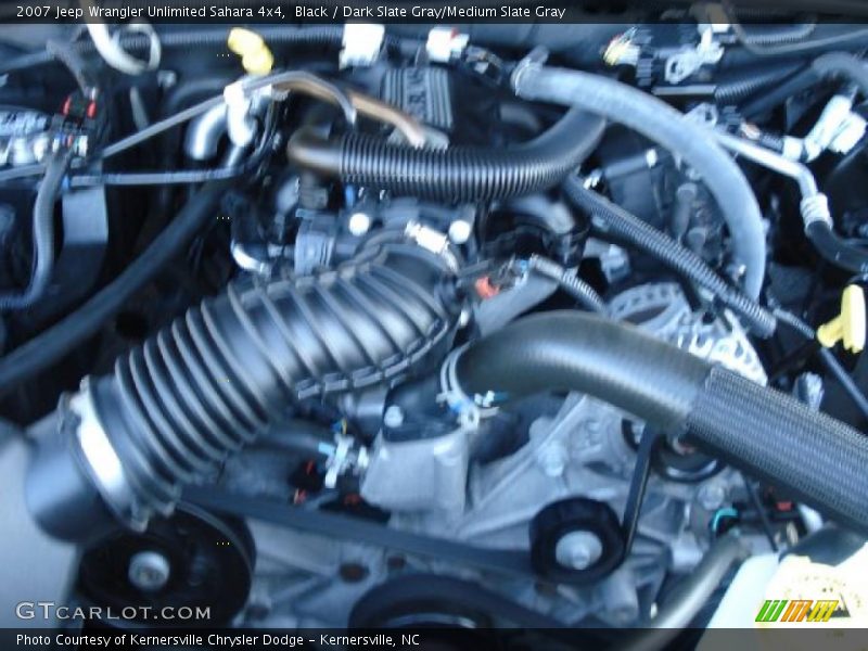 Black / Dark Slate Gray/Medium Slate Gray 2007 Jeep Wrangler Unlimited Sahara 4x4