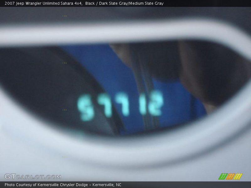 Black / Dark Slate Gray/Medium Slate Gray 2007 Jeep Wrangler Unlimited Sahara 4x4