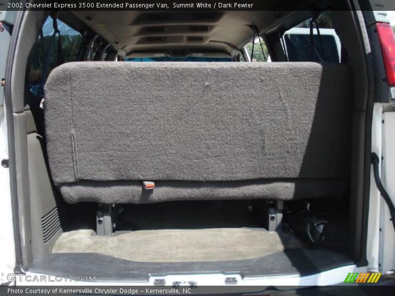 Summit White / Dark Pewter 2002 Chevrolet Express 3500 Extended Passenger Van