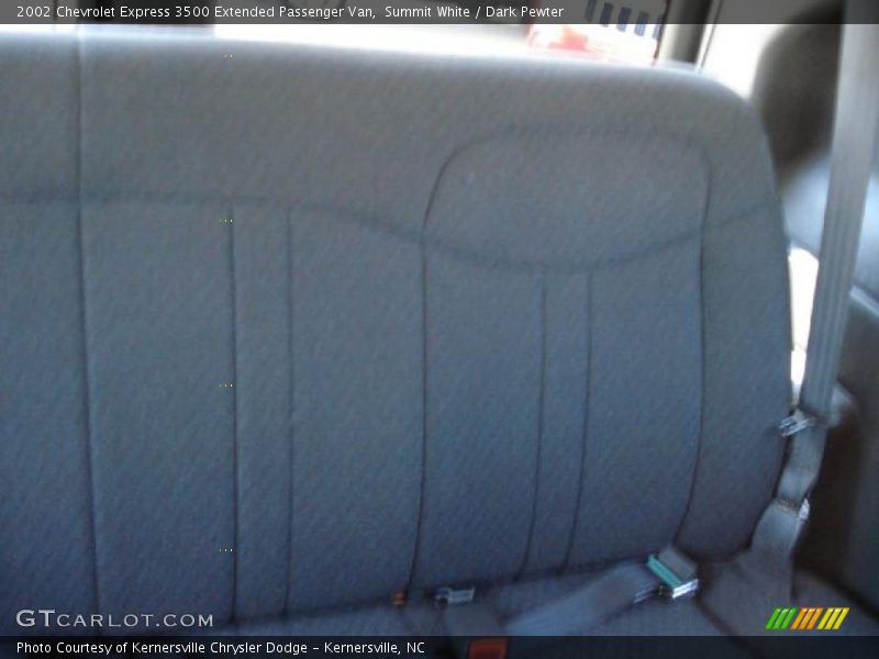 Summit White / Dark Pewter 2002 Chevrolet Express 3500 Extended Passenger Van