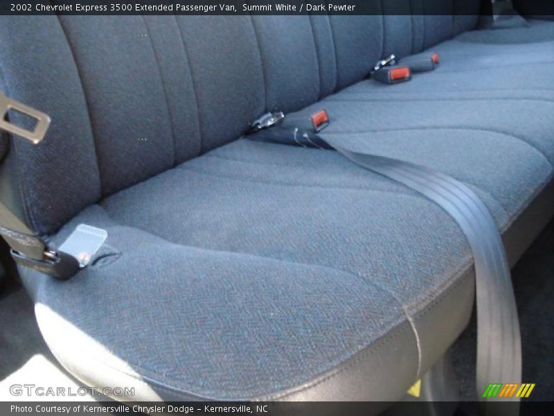 Summit White / Dark Pewter 2002 Chevrolet Express 3500 Extended Passenger Van