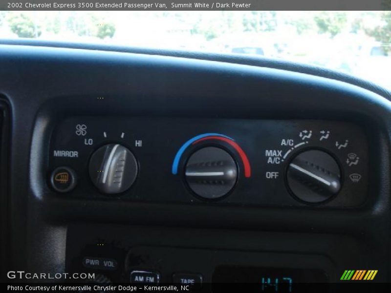 Summit White / Dark Pewter 2002 Chevrolet Express 3500 Extended Passenger Van