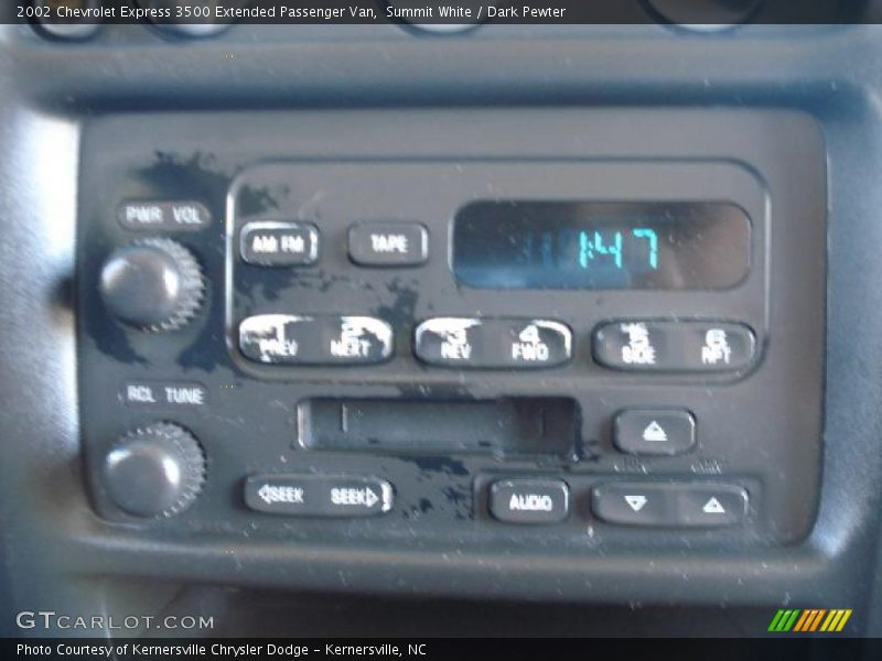 Summit White / Dark Pewter 2002 Chevrolet Express 3500 Extended Passenger Van
