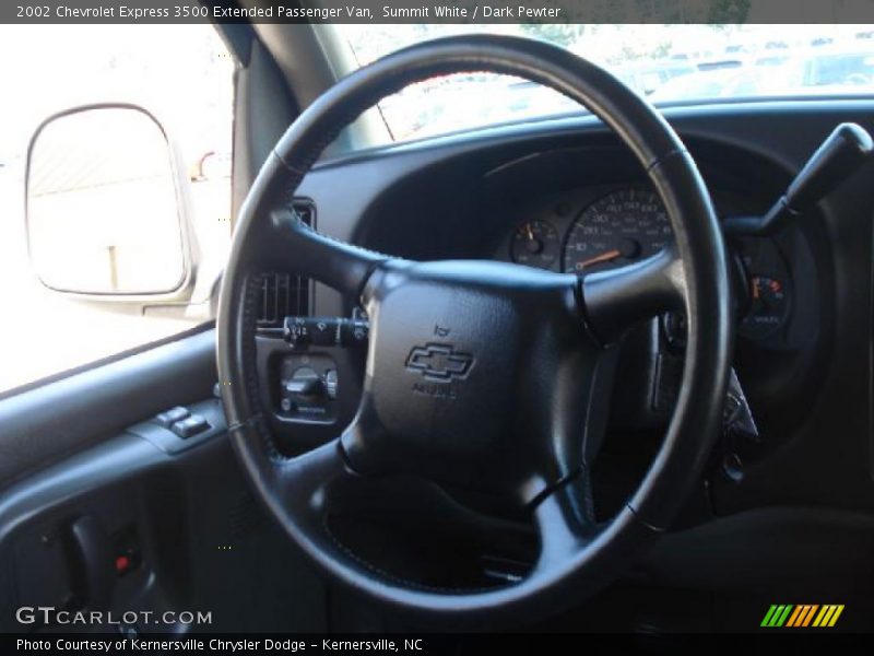 Summit White / Dark Pewter 2002 Chevrolet Express 3500 Extended Passenger Van