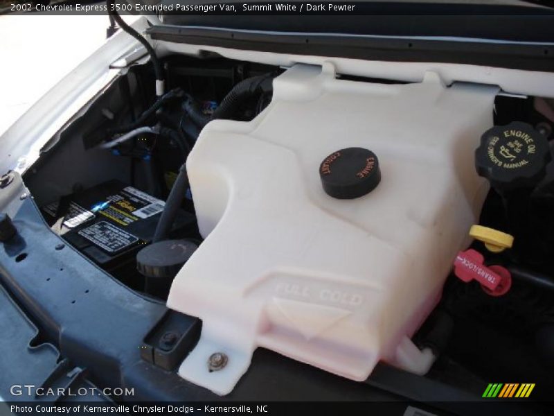 Summit White / Dark Pewter 2002 Chevrolet Express 3500 Extended Passenger Van