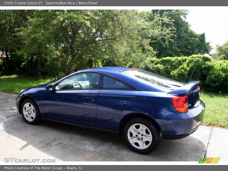 Spectra Blue Mica / Black/Silver 2000 Toyota Celica GT