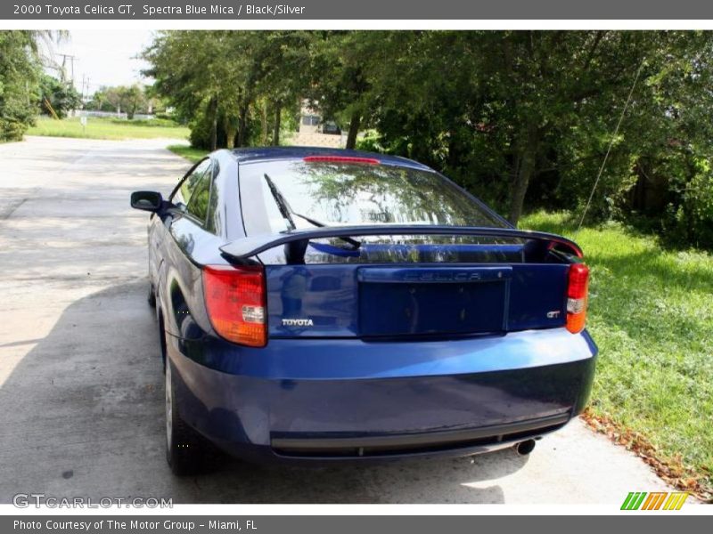 Spectra Blue Mica / Black/Silver 2000 Toyota Celica GT