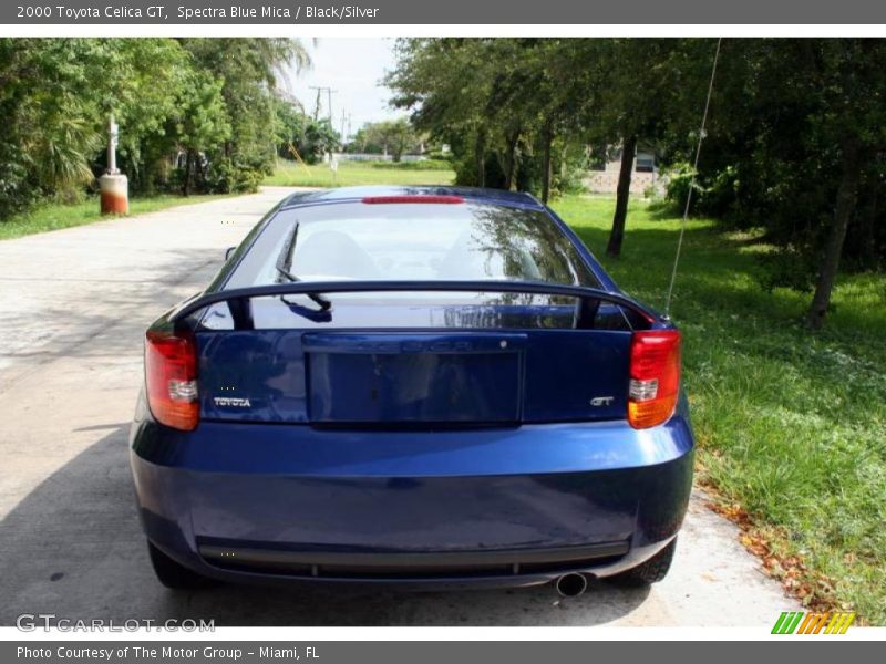 Spectra Blue Mica / Black/Silver 2000 Toyota Celica GT