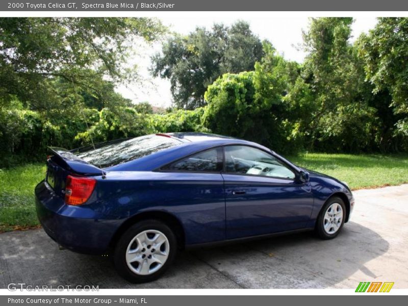 Spectra Blue Mica / Black/Silver 2000 Toyota Celica GT