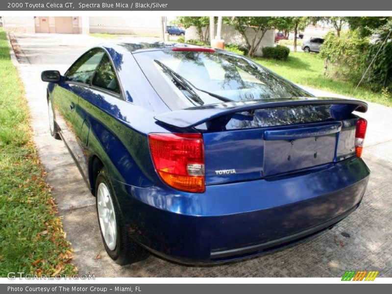 Spectra Blue Mica / Black/Silver 2000 Toyota Celica GT