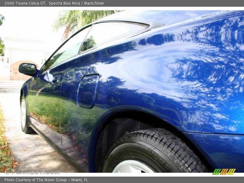 Spectra Blue Mica / Black/Silver 2000 Toyota Celica GT