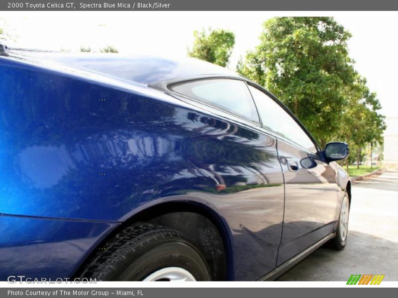 Spectra Blue Mica / Black/Silver 2000 Toyota Celica GT