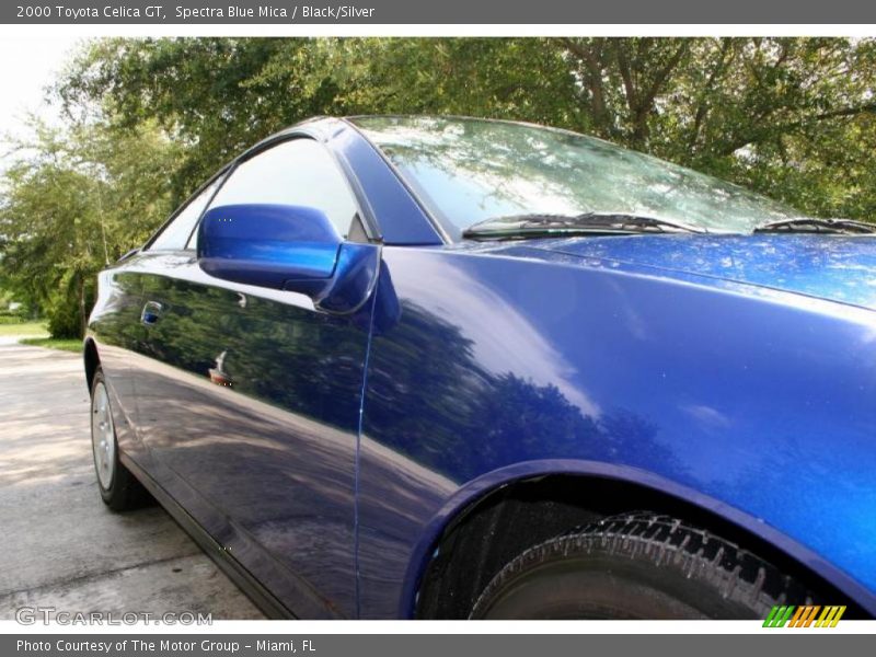 Spectra Blue Mica / Black/Silver 2000 Toyota Celica GT