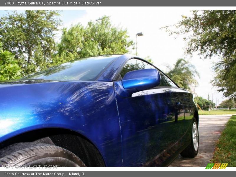 Spectra Blue Mica / Black/Silver 2000 Toyota Celica GT