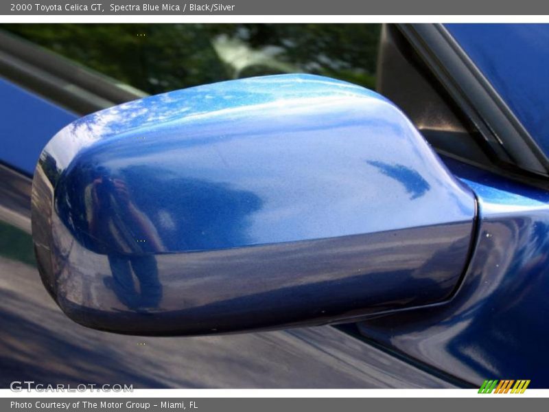 Spectra Blue Mica / Black/Silver 2000 Toyota Celica GT