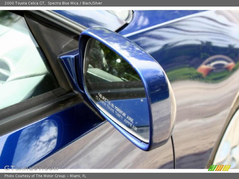 Spectra Blue Mica / Black/Silver 2000 Toyota Celica GT