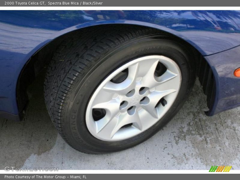 Spectra Blue Mica / Black/Silver 2000 Toyota Celica GT
