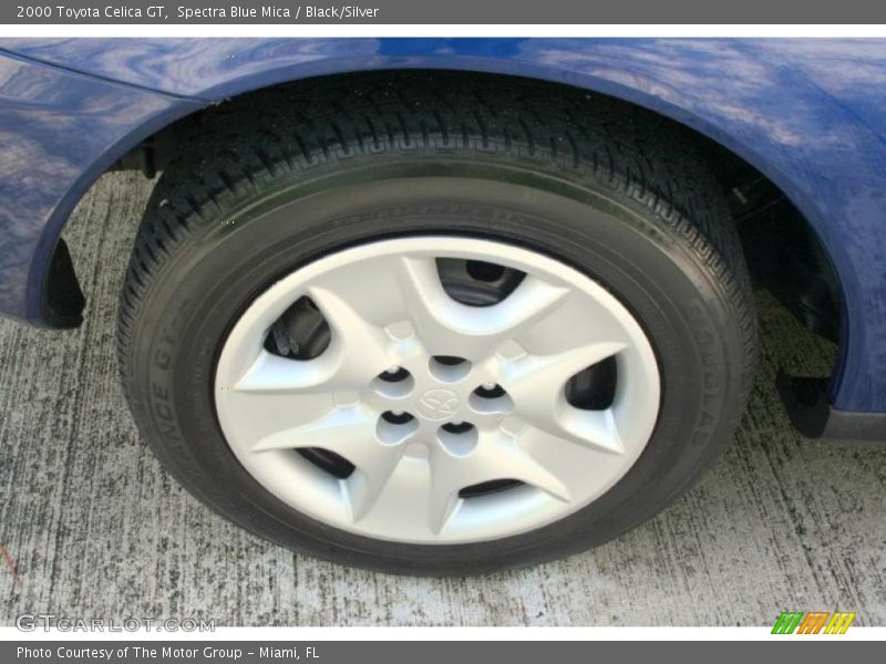 Spectra Blue Mica / Black/Silver 2000 Toyota Celica GT