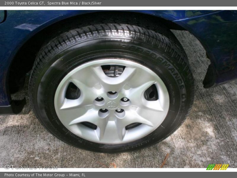 Spectra Blue Mica / Black/Silver 2000 Toyota Celica GT