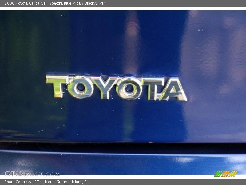 Spectra Blue Mica / Black/Silver 2000 Toyota Celica GT