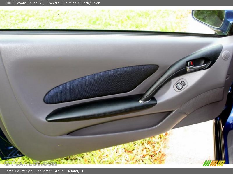 Spectra Blue Mica / Black/Silver 2000 Toyota Celica GT