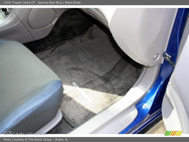 Spectra Blue Mica / Black/Silver 2000 Toyota Celica GT
