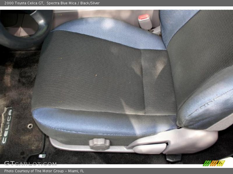 Spectra Blue Mica / Black/Silver 2000 Toyota Celica GT
