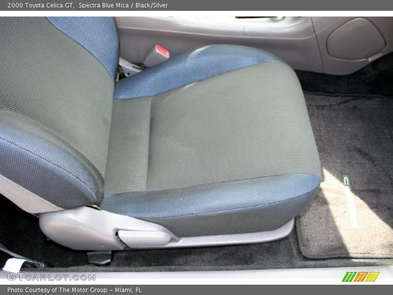 Spectra Blue Mica / Black/Silver 2000 Toyota Celica GT