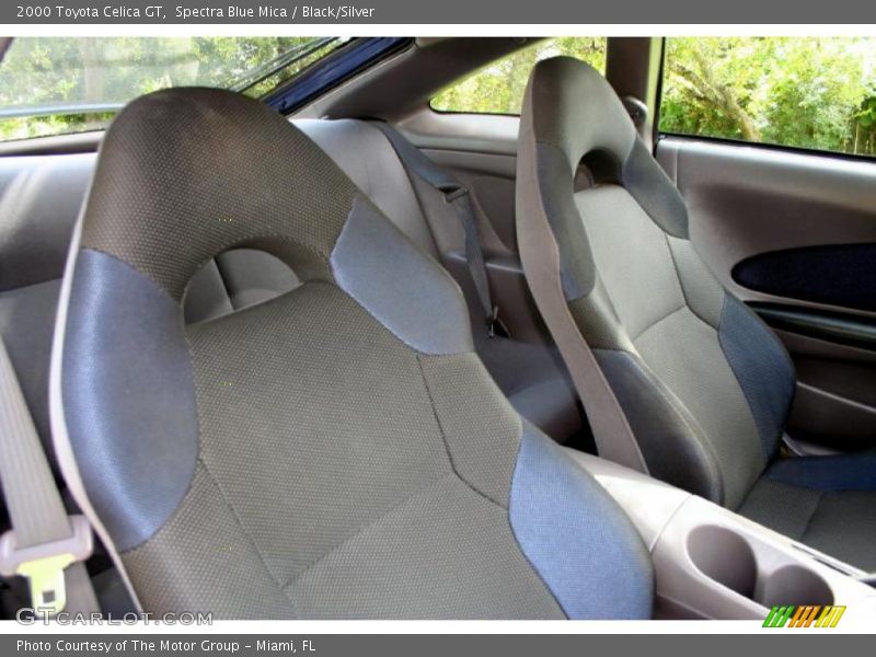 Spectra Blue Mica / Black/Silver 2000 Toyota Celica GT