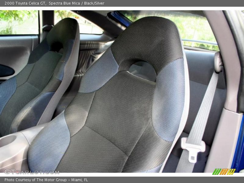 Spectra Blue Mica / Black/Silver 2000 Toyota Celica GT