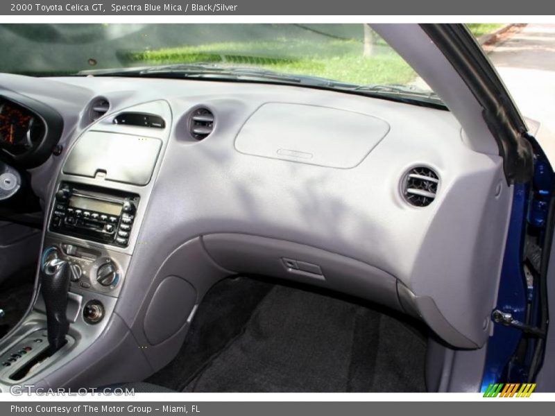 Spectra Blue Mica / Black/Silver 2000 Toyota Celica GT