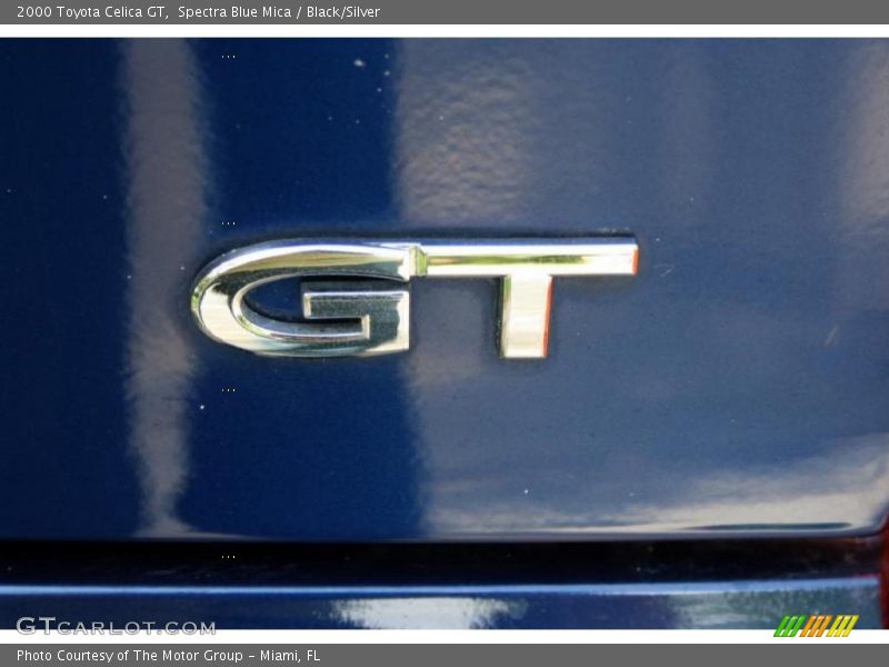 Spectra Blue Mica / Black/Silver 2000 Toyota Celica GT