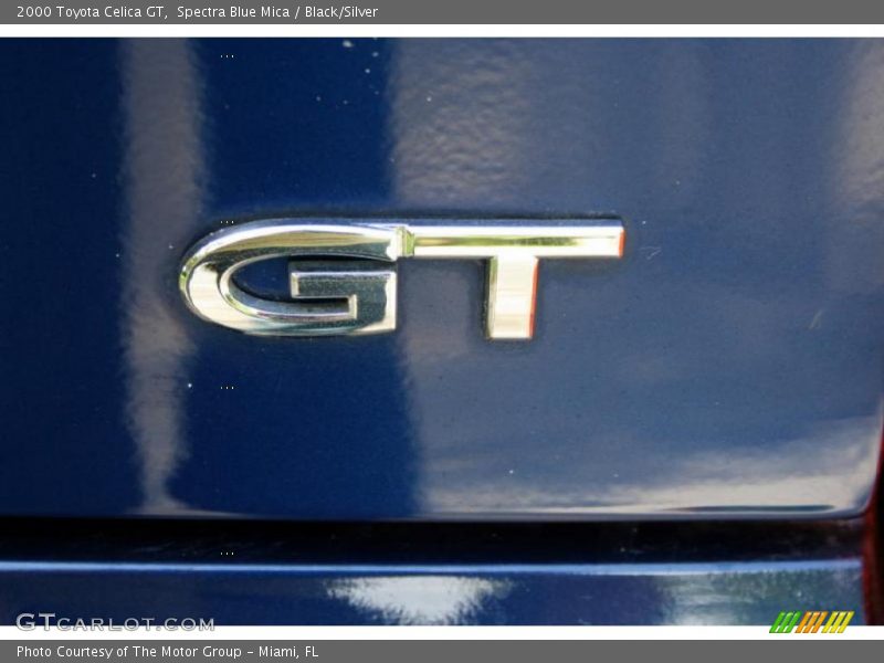 Spectra Blue Mica / Black/Silver 2000 Toyota Celica GT