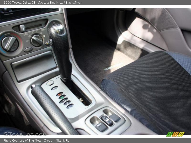 Spectra Blue Mica / Black/Silver 2000 Toyota Celica GT