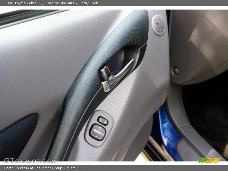 Spectra Blue Mica / Black/Silver 2000 Toyota Celica GT