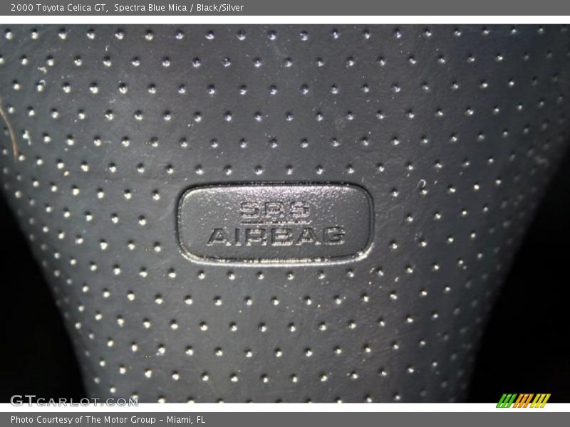 Spectra Blue Mica / Black/Silver 2000 Toyota Celica GT