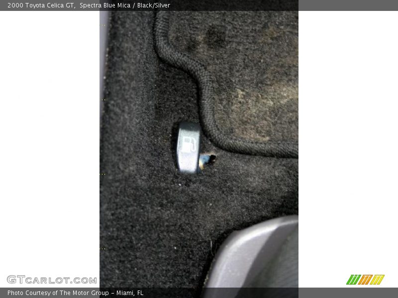 Spectra Blue Mica / Black/Silver 2000 Toyota Celica GT