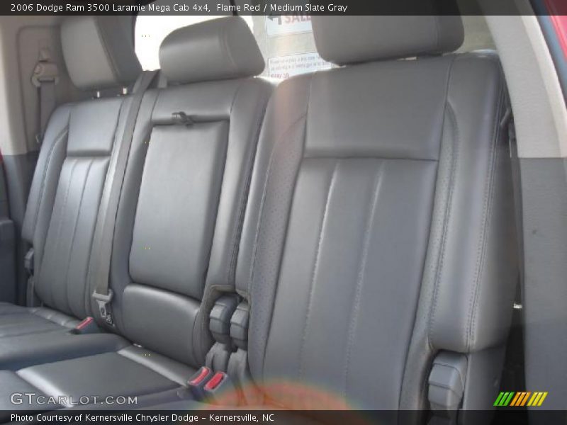 Flame Red / Medium Slate Gray 2006 Dodge Ram 3500 Laramie Mega Cab 4x4