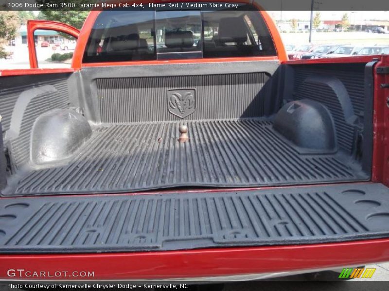 Flame Red / Medium Slate Gray 2006 Dodge Ram 3500 Laramie Mega Cab 4x4