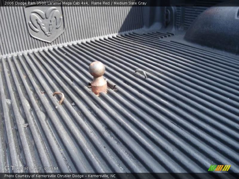 Flame Red / Medium Slate Gray 2006 Dodge Ram 3500 Laramie Mega Cab 4x4