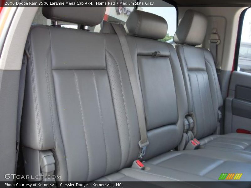 Flame Red / Medium Slate Gray 2006 Dodge Ram 3500 Laramie Mega Cab 4x4